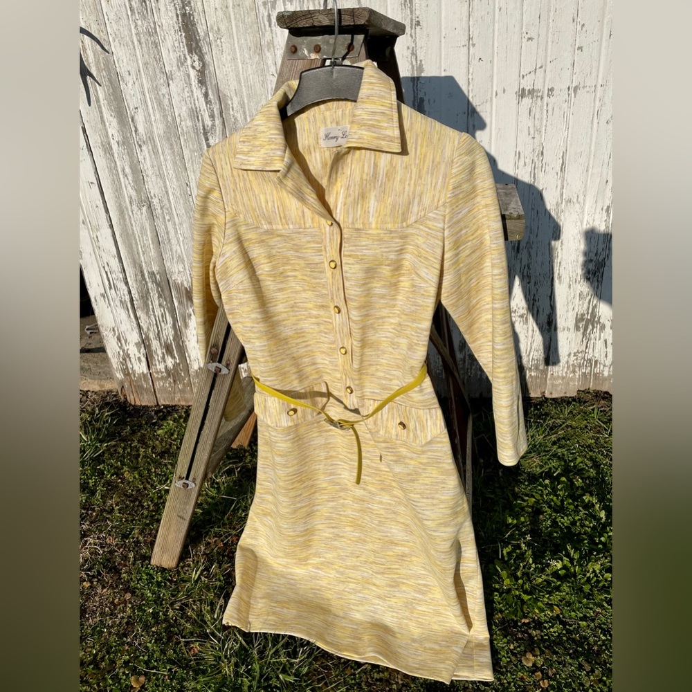 Vintage Polyester Shirt Dress